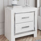 Altyra - Two Drawer Night Stand - White