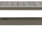Visola - RECT Dining Table w/Umb OPT - Gray