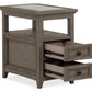 Paxton Place - Chairside End Table - Dovetail Gray