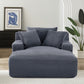Cloudline - Oversized Chaise Lounge, Modern Comfy Couch With Full Foam Cushioning, Cozy Sleeper Sofabed - view 11