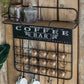 Stylish Coffee Bar Shelf