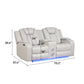 Benz LED & Power Recliner 3 Pc Set in Faux Leather