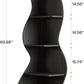 69.8" Height 5-Tier Wavy Bookshelf