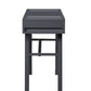 Cargo Gunmetal Finish Vanity Desk