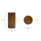 Nebula 29.5" Burl Accent Pillar Side Table