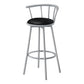 Barstool, Set Of 2, Swivel, Bar Height
