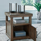 Boardernest - Rectangular End Table - Brown