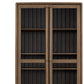Latte and Peppercorn Display Cabinet