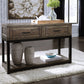 Johurst - Sofa Table - Grayish Brown