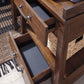 Baldridge - Printer Stand - Rustic Brown