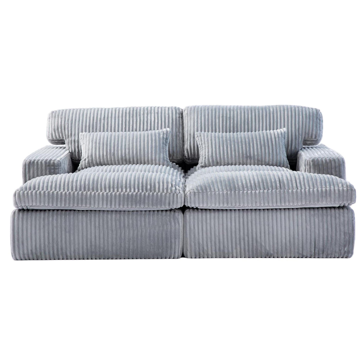 Double Chaise Lounge Chair, Oversized Upholstered Sleeper Cloud Couch - view 2