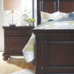 Porter - Two Drawer Night Stand - Dark Brown