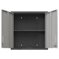 Metal Wall-Mounted Tool Storage Cabinet with Locking Door