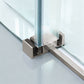 Brushed Sliding Bypass Shower Door 48" W x 76" H