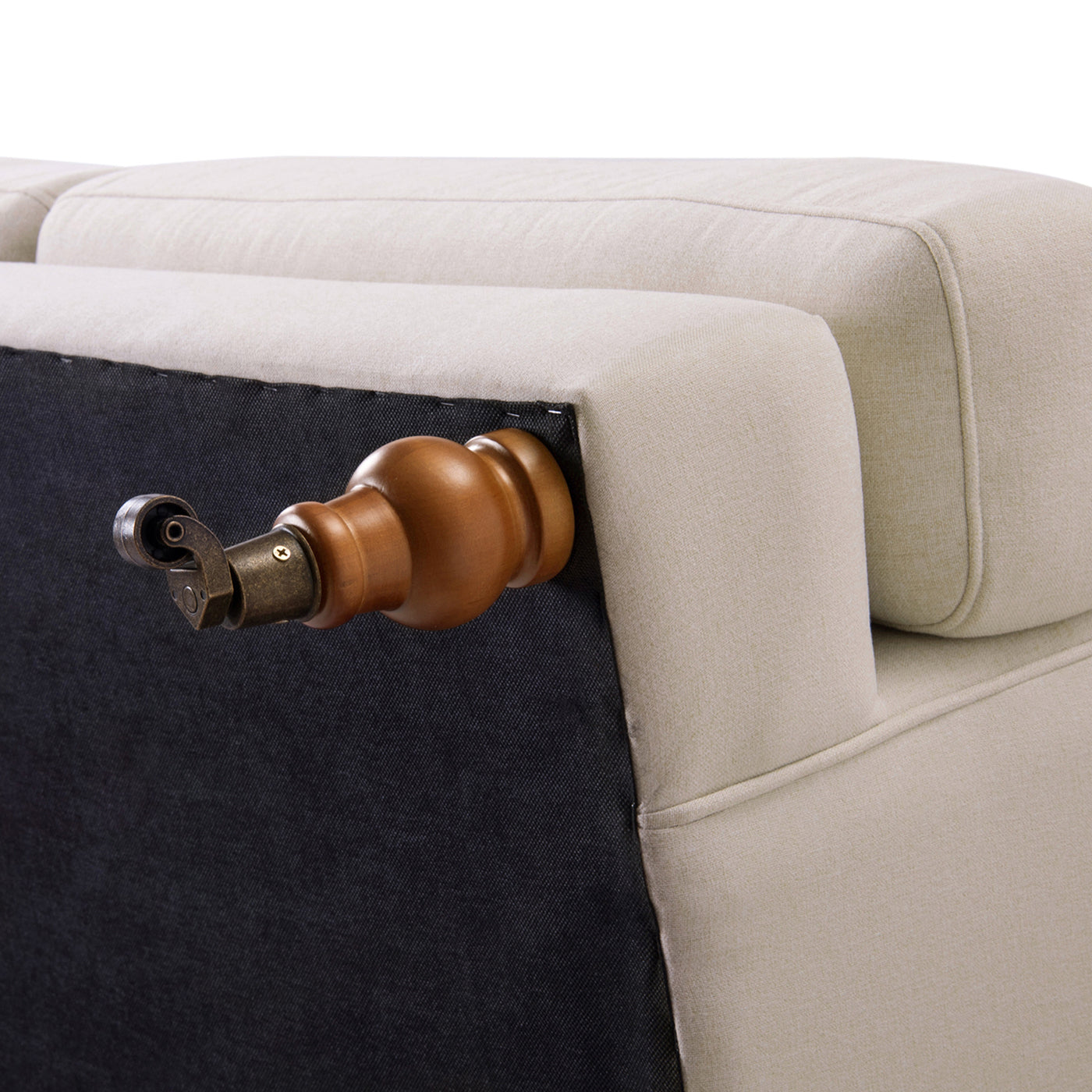 Alana Lawson Three-Cushion Tightback Sofa, Sky Neutral