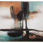 Brunonia - Wall Art - Teal / Orange / Black