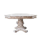 Vendome - 30" Dining Table With Pedestal Base - Antique Pearl