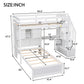 Loft Bed With Built In Desk And Staircase - view 7