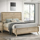 Mid-Century-Inspired King Size Panel Bed