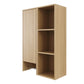 24 Inch Wall-Mounted Side Cabinet and Storage Shelves