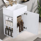 20 Inch Bathroom Vanity with Ceramic Sink