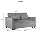 3 In 1 Pull Out Couch Convertible Sofa Bed With Reclining Backrest - view 13