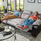 Felix - Sofa With 3 Recliners & Drop Down Table