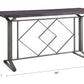 Evangeline - Counter Height Table - Salvaged Brown & Black