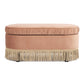 Serena 38" Oval Storage Bench Ottoman