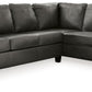 Valderno - 2-Piece Sectional With Raf Corner Chaise - Fog