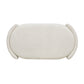 Fuji 43" Upholstered Oval Storage Bench