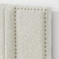 Queen Size Vertical Channel Tufted Headboard Bed