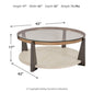 Frazwa - Round Cocktail Table - Multi