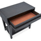 Lindon - Dark Open Nightstand - Coffee Bean