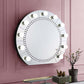 Farai - 29" Accent Mirror - Mirrored & Faux Crystal Diamonds