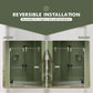 56"-60"W x 76"H Frameless Shower Door