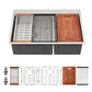 Topmount Drop In Kitchen Sink - 36"x 22" Double Bowl