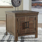 Moriville - Rectangular End Table - Grayish Brown