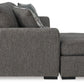 Gardiner - Sofa Chaise - Pewter