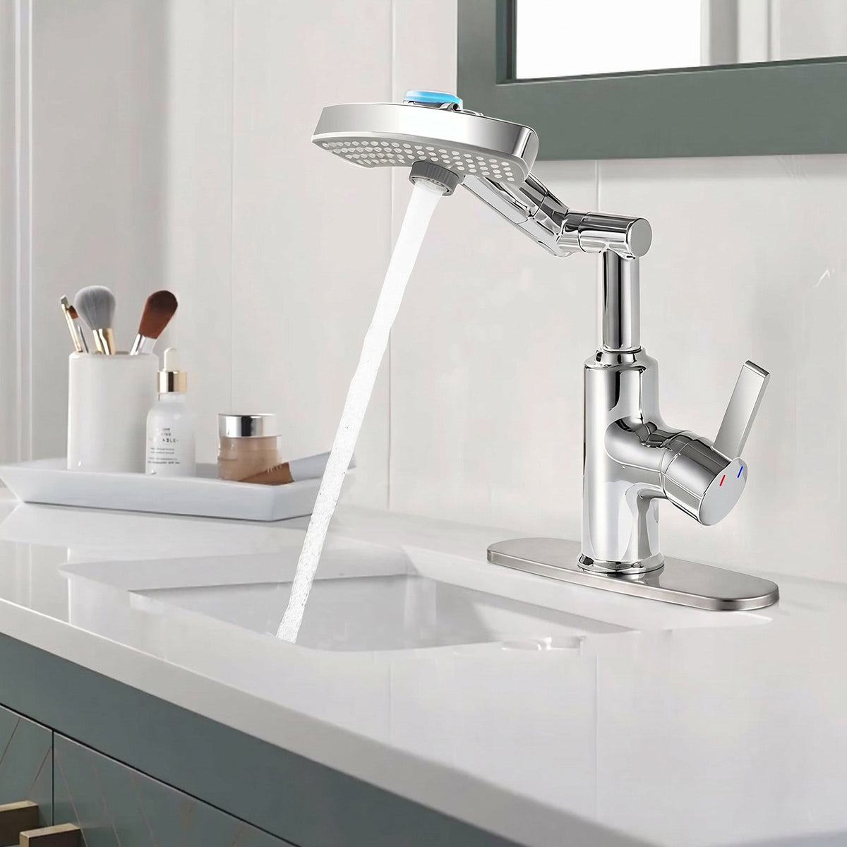 LED Temperature Display Bathroom Faucet