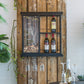Stylish Black Wine Shelf