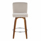 26" Contemporary Fixed-Height Counter Stool with Swivel