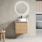 24" Wall-Mounted Bathroom Vanity With Ceramic Art Sink