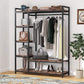 47.24" Rustic Brown Freestanding Closet Organizer