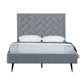 Crosby Upholstered Velvet Full Bed