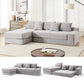 Modern L - Shaped Sectional Couch With Memory Foam - view 10