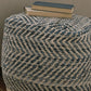 Chevron - Pouf - Blue