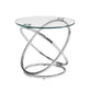 Modern Metal Cocktail Table Set