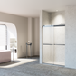 Frameless Double Sliding Shower Door - 46-48" W x 76" H