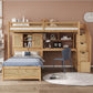 Loft Bed With Built In Desk And Staircase - view 8